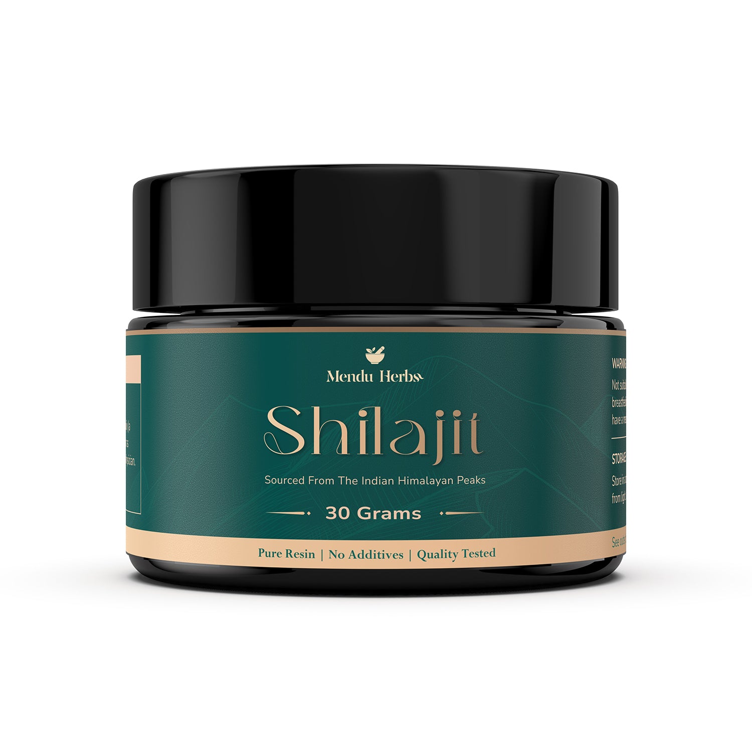 Mendu Herbs 100% Pure Shilajit Resin | 30 Gram