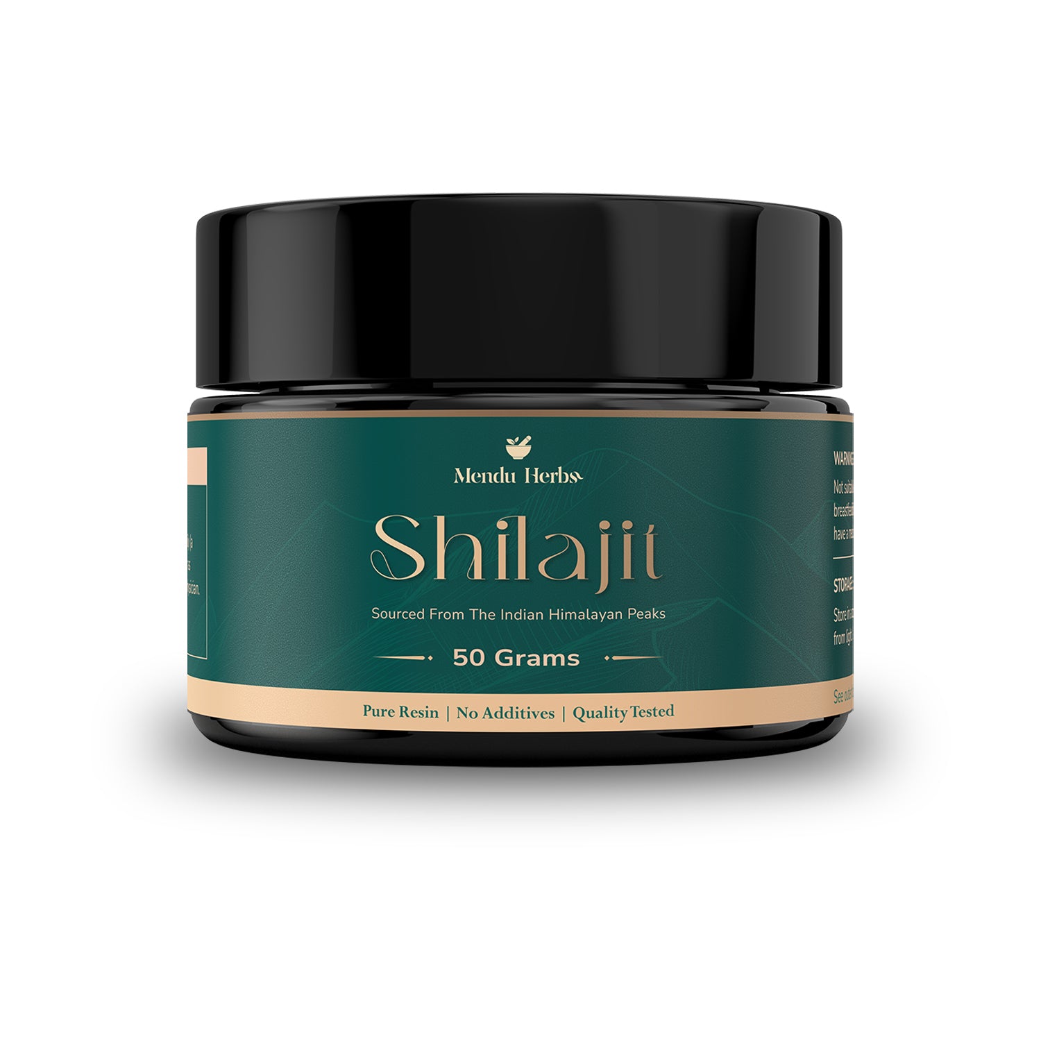 Mendu Herbs 100% Pure Shilajit Resin | 50 Gram