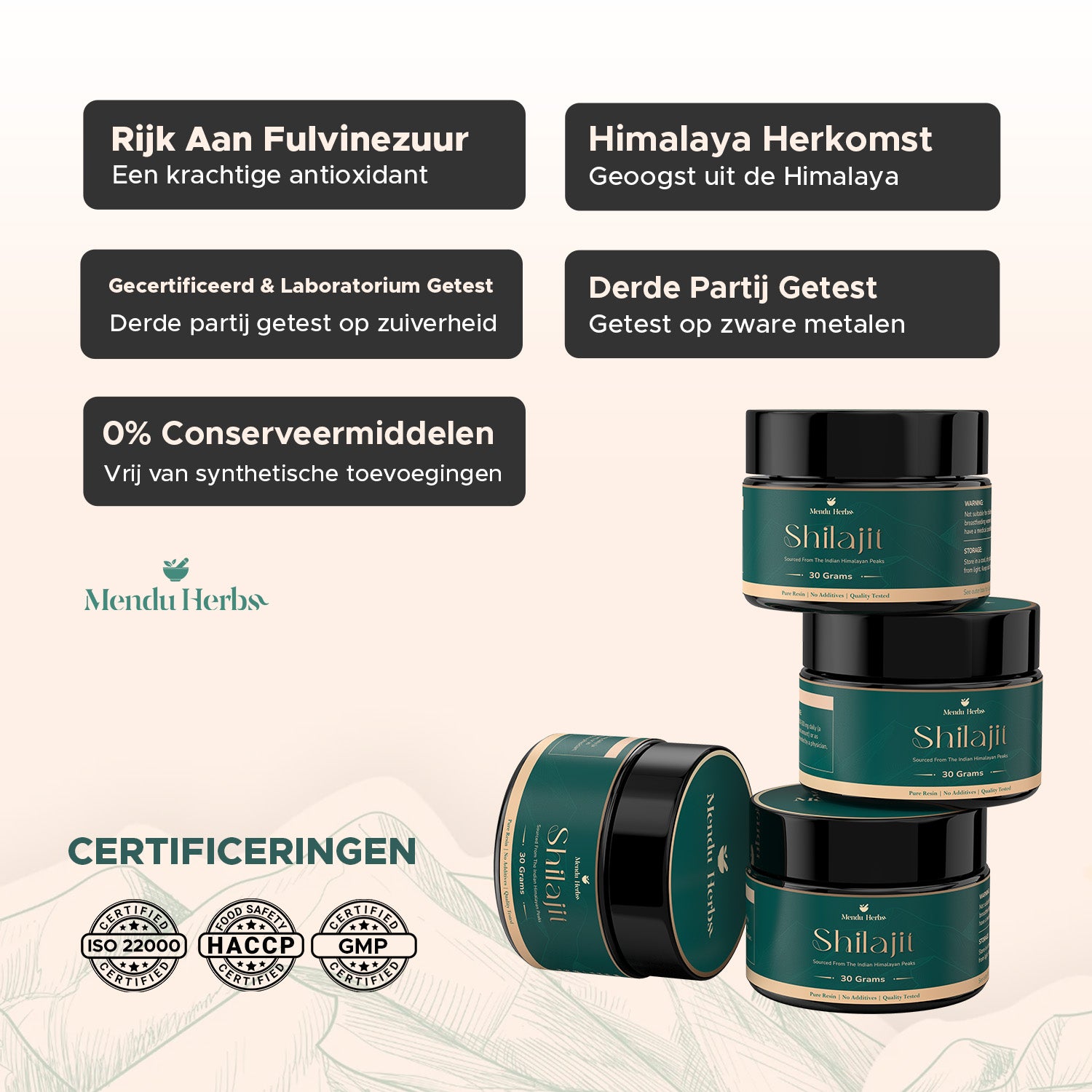 Mendu Herbs 100% Pure Shilajit Resin | 30 Gram