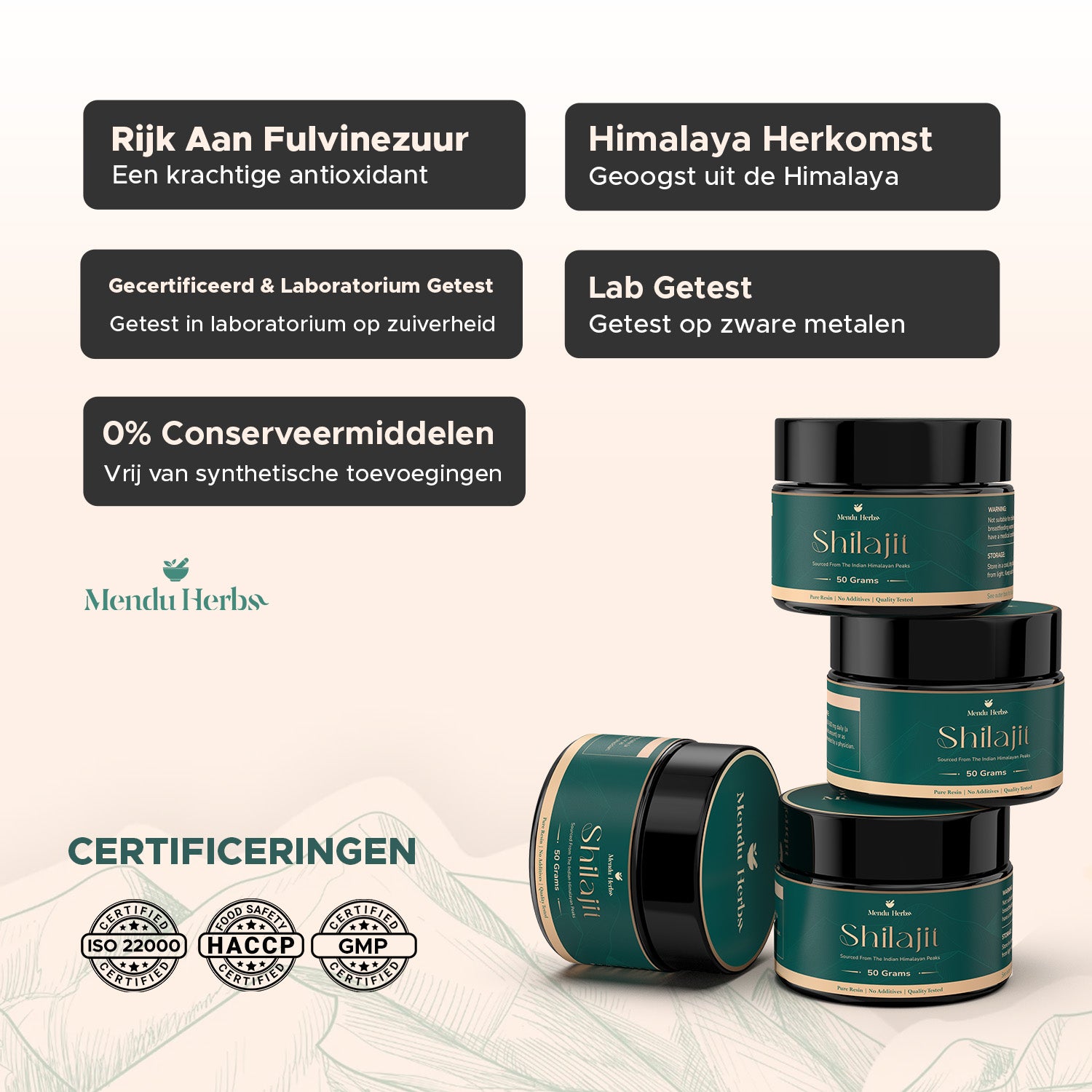 Mendu Herbs 100% Pure Shilajit Resin | 50 Gram