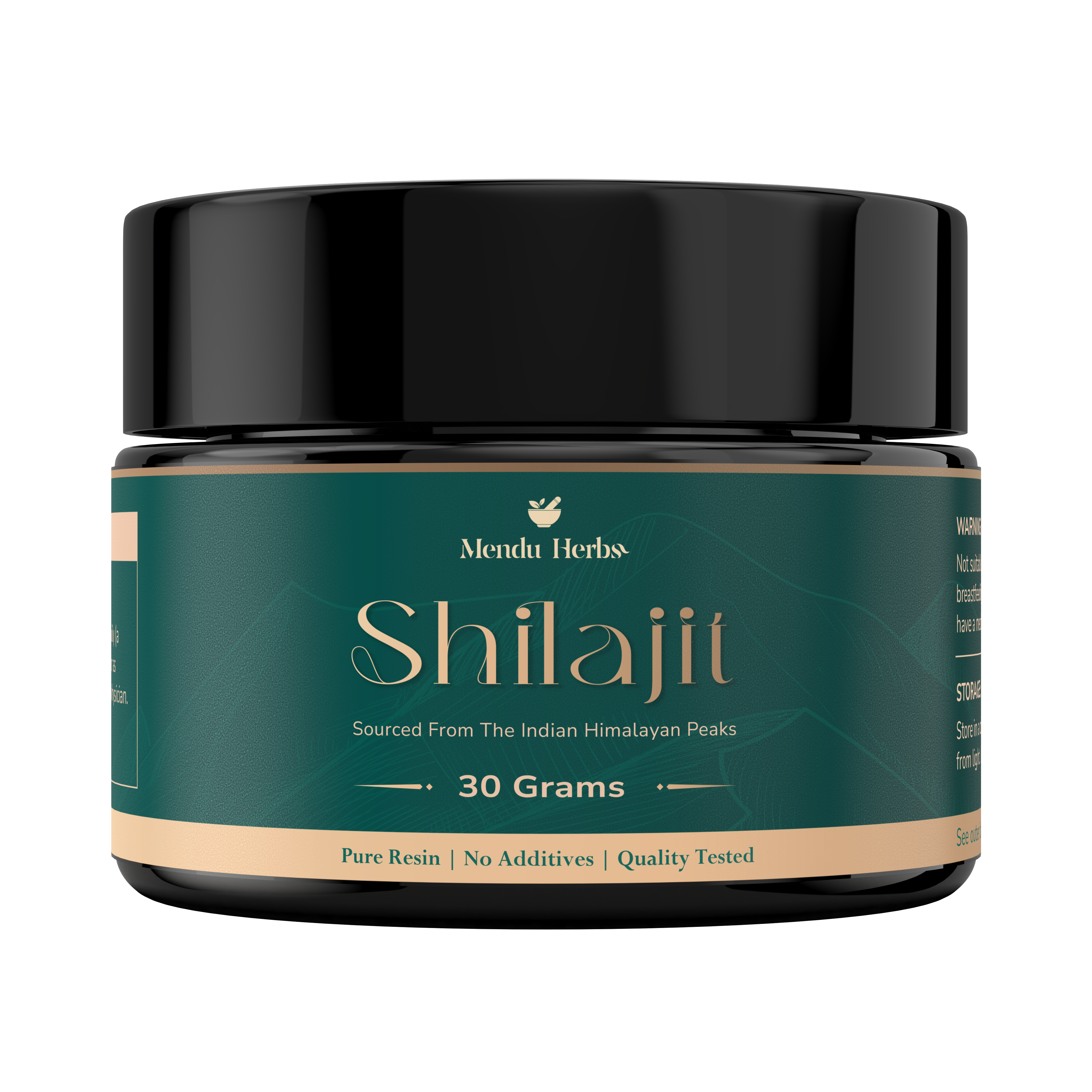 Mendu Herbs 100% Pure Shilajit Resin | 30 Gram