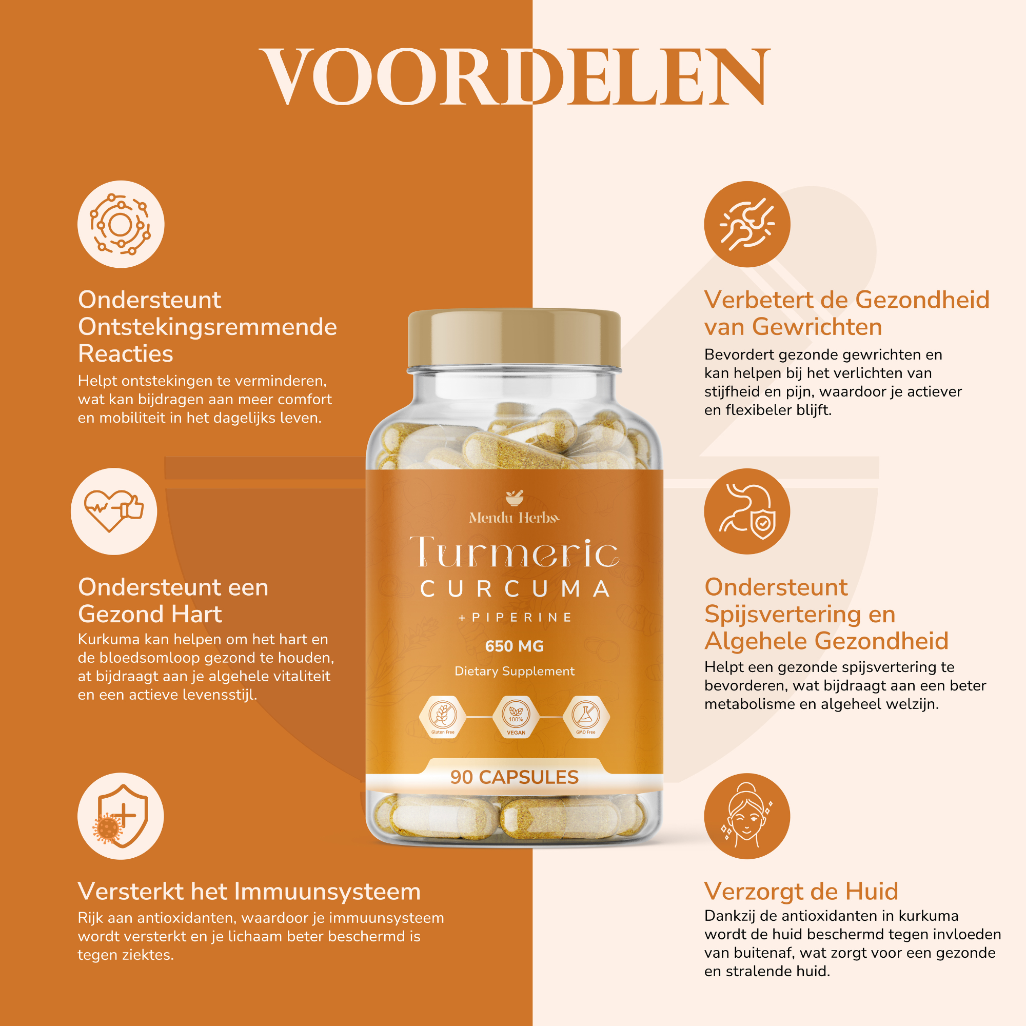 Mendu Herbs Curcuma C3 Complex | 90 Capsules