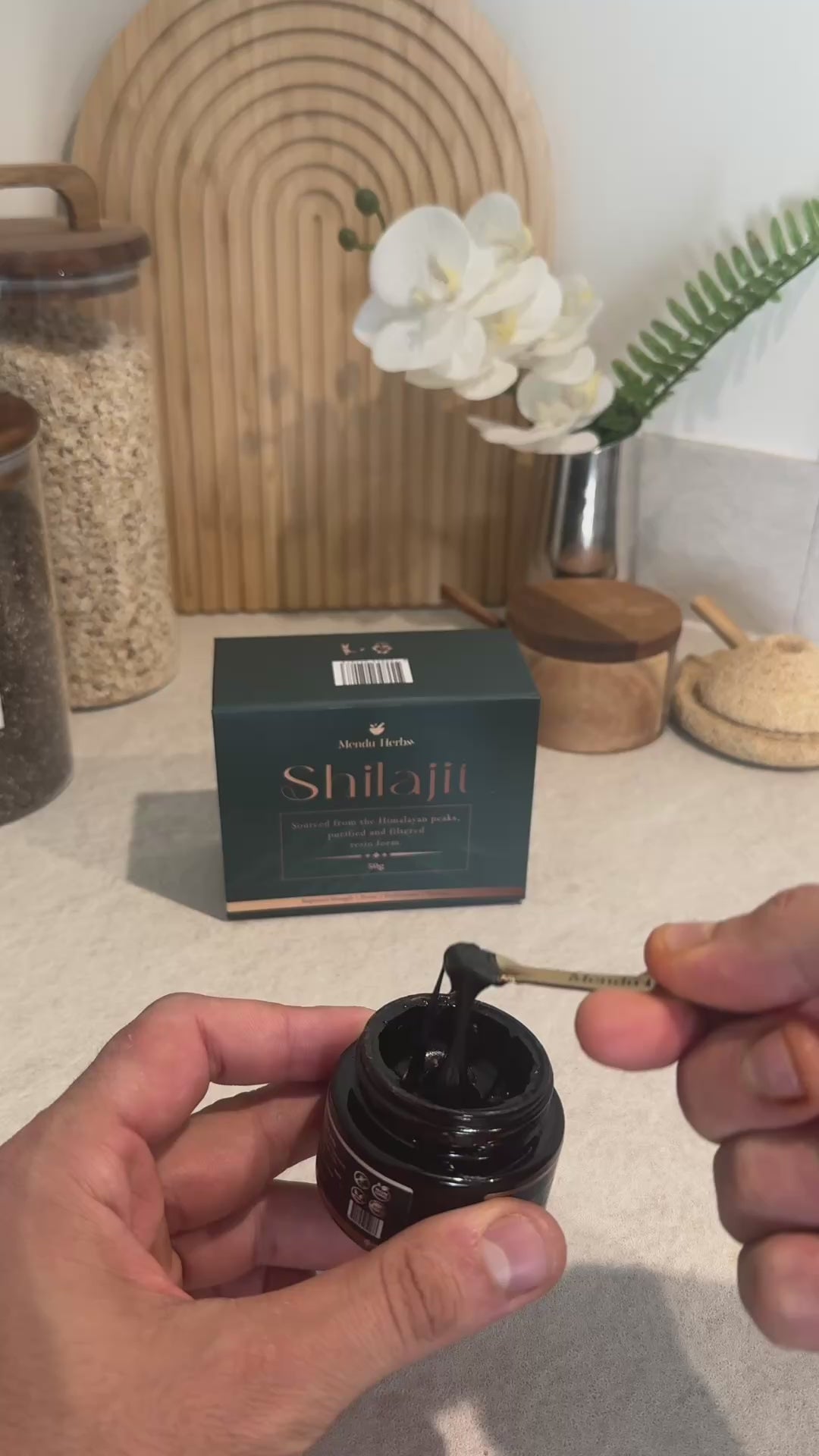 Mendu Herbs 100% Pure Shilajit Resin | 30 Gram